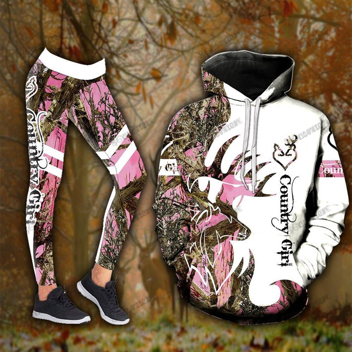 Nora Pink 2 Country Girl Legging and Tank Top Camo