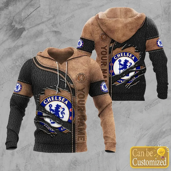 Chelsea F.C. 3D Full Printing Set ( Hoodie, Zip Hoodie, Short, T-shirt,...) - LH
