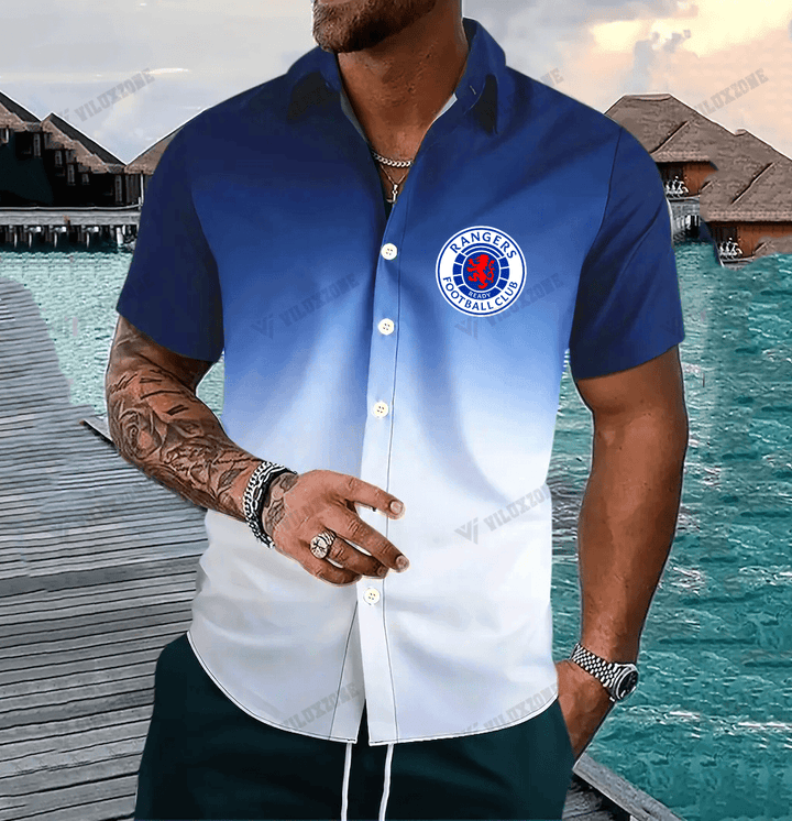Rangers F.C. Man & Woman Gift Hawaiian Shirt PM34 - LH