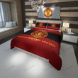 Manchester United Red Black Bedding Set - LH