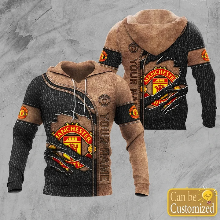 Man United F.C. 3D Full Printing Set ( Hoodie, Zip Hoodie, Short, T-shirt,...) - LH