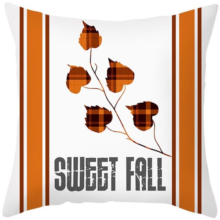 Autumn Maple Leaf Pumpkin Pillowcase