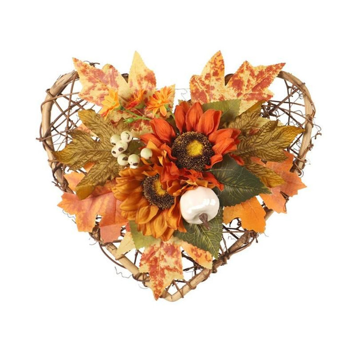 Artificial Fall Wreath For Front
