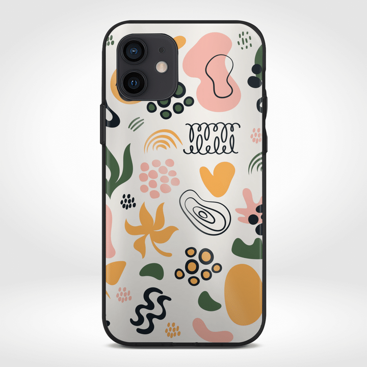 Abstract Organic Shapes Phone Cases