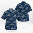 KAHH2604BG09 French Navy Marine Nationale P688 La Moqueuse Hawaiian Shirt