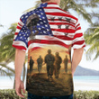 NLMP0305BG04 Memorial Day, All Gave Some, Some Gave All Veteran Flag Hawaiian Shirt