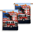NLMP0505BG05 Hammond Fire Department, Hammond, Louisiana Flag
