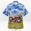 DLTT0505BG05 New Market, Alabama, New Market Volunteer Fire Department Engine 415 Hawaiian Shirt