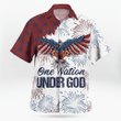 DLSI1805BG06 Independence Day Eagles One Nation Under God Hawaiian Shirt