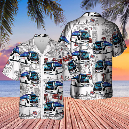 KALT0805BC02   UK Coach Driver Hawaiian Shirt