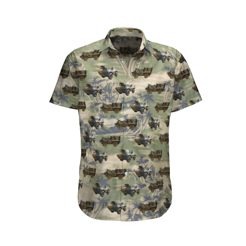 BBTT0106BC14 VAB French Army Hawaiian Shirt & Shorts