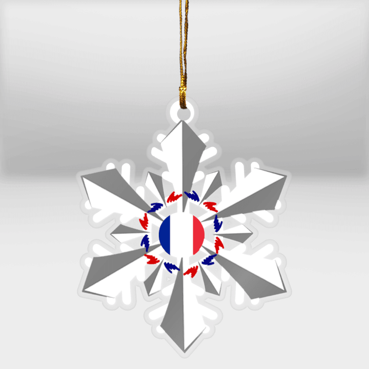 DLTT1411BC06 French Navy Christmas Ornament