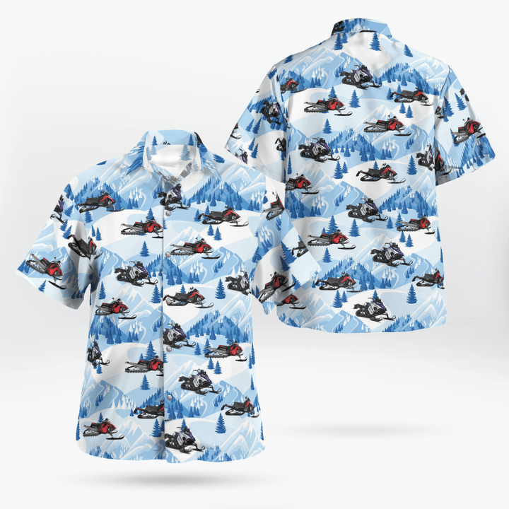 Polaris Snowmobiles Hawaiian Shirt NLMP1608BG02