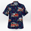 TRQD1810BC09 Lake Harmony, Carbon County, Pennsylvania, Lake Harmony Fire Company Hawaiian Shirt