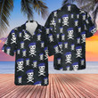KAHH1606BC09 Royal Navy Skull Hawaiian Shirt