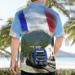 DLSI0203BG13 France SNCF Class X 73500 Diesel Multiple Unit Train Hawaiian Shirt