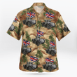 NLSI0903BG13 British Army Alvis Saladin Hawaiian Shirt