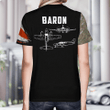 DLTT1003BC13 Custom Name Baron T-Shirt 3D