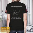 TRQD2503BG07 Custom Name Army Paratroopers With The 82nd Airborne Division Parachute T-Shirt 3D