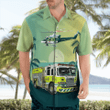 TNTT2903BG13 Miami-Dade Fire Rescue, Florida Pumper & Bell 412 Hawaiian Shirt
