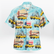TNLT2104BG07 Yellow Checker Taxi Cab Independence Day Hawaiian Shirt