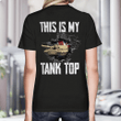 TRQD2804BG01 Custom Name British Army Challenger 2 Main Battle Tank This Is My Tank Top T-Shirt 3D