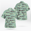 DLTT1405BG06 US Air Force Beech 18/C-45 Hawaiian Shirt