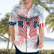 NLSI1605BG09 Eagle Flag Hawaiian Shirt