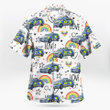 TRQD1705BG01 Surrey, UK, Surrey Police LGBT Hawaiian Shirt