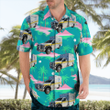 NLTD1905BG06 Burt Township Alger County EMS, Grand Marais, Michigan Hawaiian Shirt
