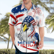 DLSI2705BG03 Independence Day Eagle America Hawaiian Shirt