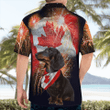 NLMP2705BG04 Canada Day, Dachshund Flag Hawaiian Shirt