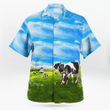 TNLT2705BG07 Dairy Cattle Cow Hawaiian Shirt