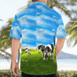 TNLT2705BG07 Dairy Cattle Cow Hawaiian Shirt