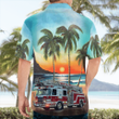 TRMP2705BG13 Harvey, Louisiana, Harvey Volunteer Fire Company #2 Hawaiian Shirt