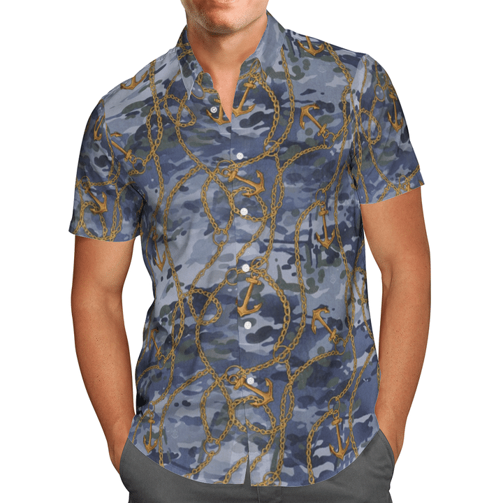 TRHH0505BC01 Australian Navy Hawaii Shirt