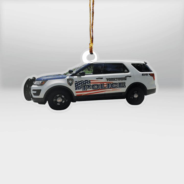 NLTD1003BG05 Yorktown Police Department, New York Ornament