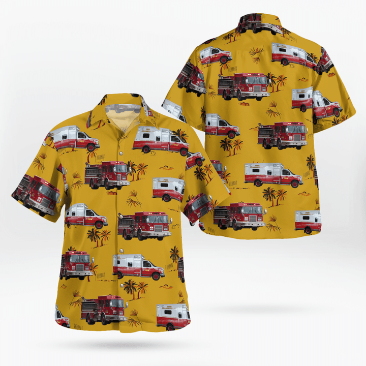 KAHH1603BG06 Saint Paul Fire Department Saint Paul, Minnesota Hawaiian Shirt