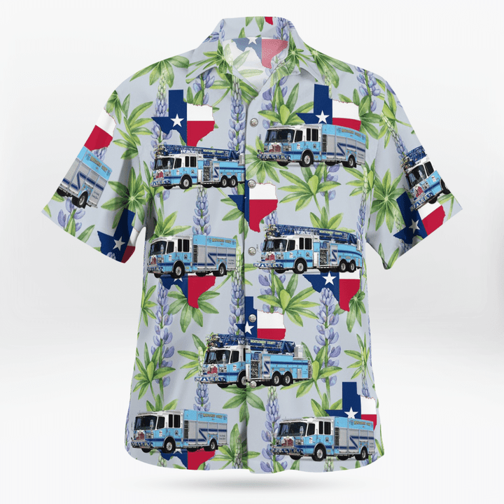 DLSI0505BG05 Willis, Texas, Montgomery County ESD 1 Station 91 – Willis Hawaiian Shirt