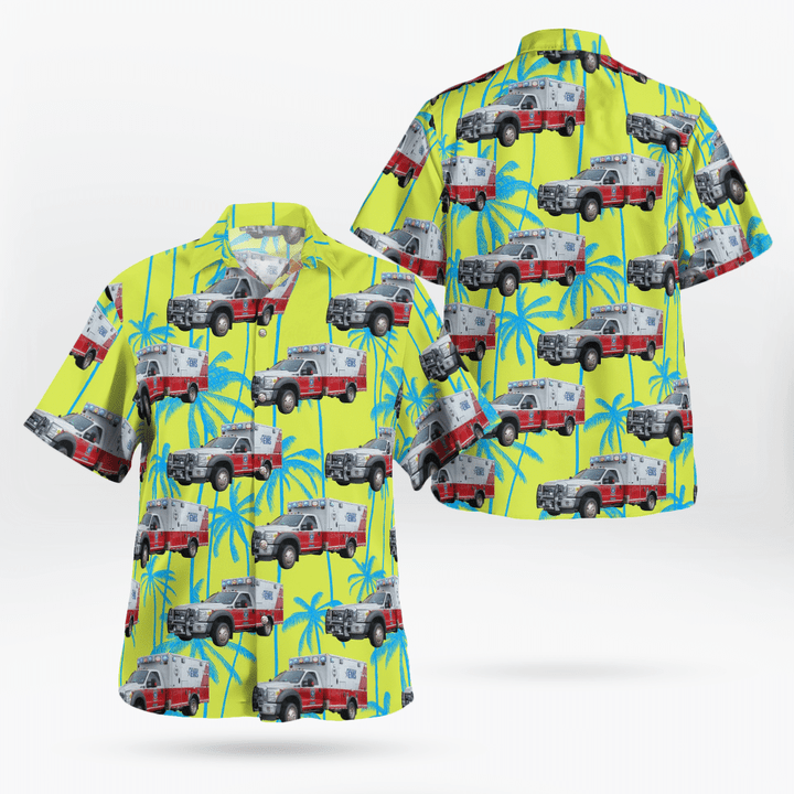 DLTD0905BG05 Georgetown, Texas, Williamson County EMS Hawaiian Shirt