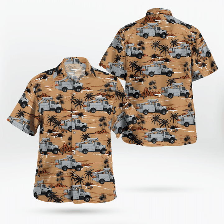KAHH1705BG01 Southern California Edison (SCE) Hawaiian Shirt