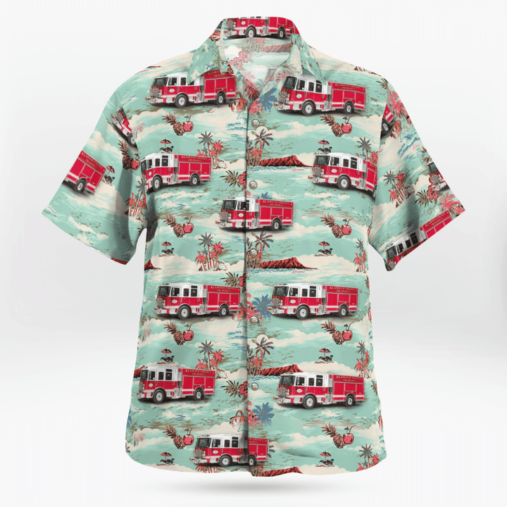 Klamath Falls, Oregon, Klamath County Fire District #1 Hawaiian Shirt TRMP1208BG01