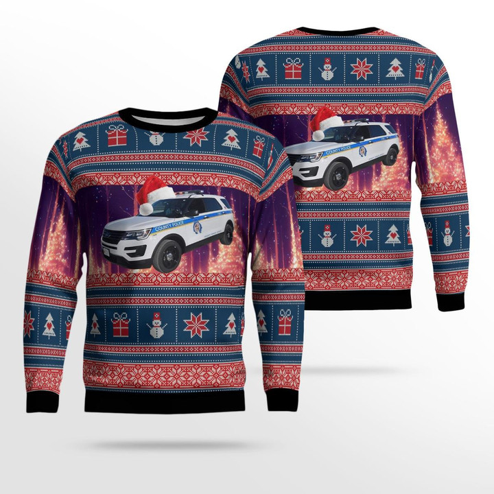 Baltimore County Police Department, Maryland AOP Ugly Sweater DLTD0111BG06
