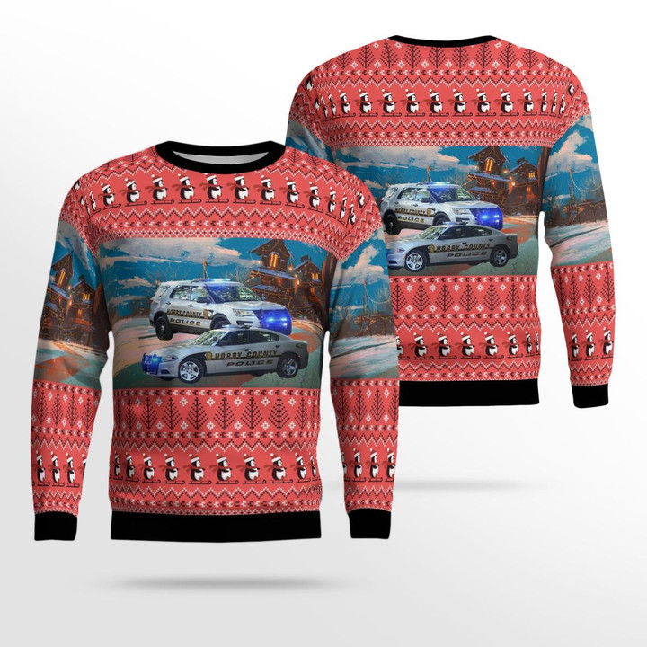 Horry, South Carolina, Horry County Police Department AOP Ugly Sweater DLTD2211BG03