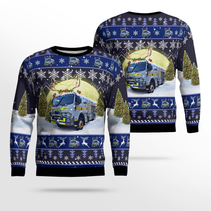 Stirling Country Fire Service, Stirling, South Australia Christmas AOP Ugly Sweater NLMP0710BG01