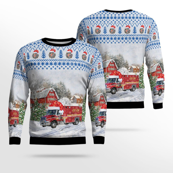 Florida, Orange County Fire Rescue Paramedic Christmas Ugly Sweater 3D TRQD1711BC05