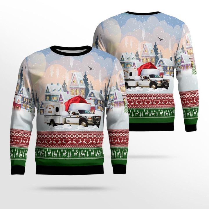 Louisiana New Orleans EMS AOP Ugly Sweater BBTT0810BC16