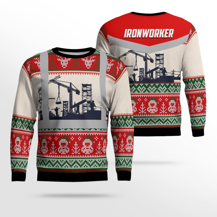 Ironworkers Ugly Sweater 3D TRTT0710BC06