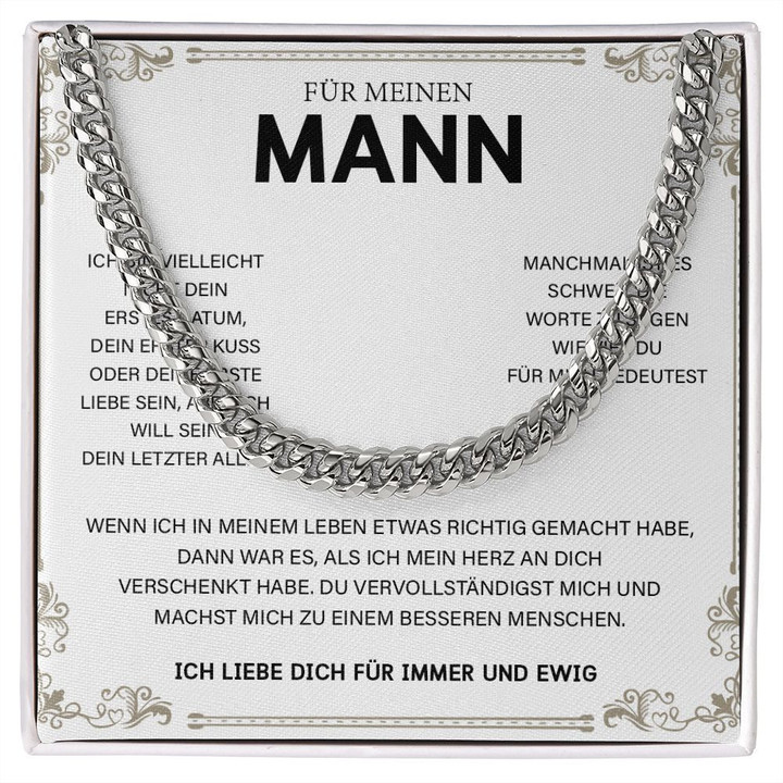 For My Man - Cuban Link Necklace NL021