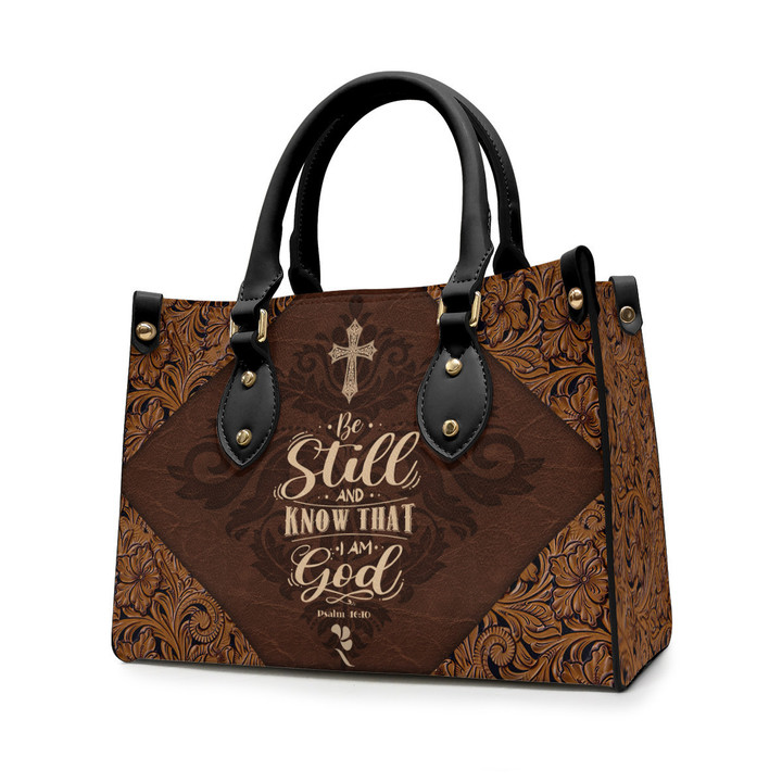 'BE STILL' - ROSERON Christian Leather Handbags